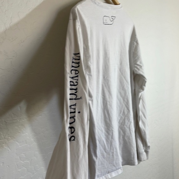 Vineyard Vine’s - Men’s Large White Long Sleeve Top - Picture 6 of 7